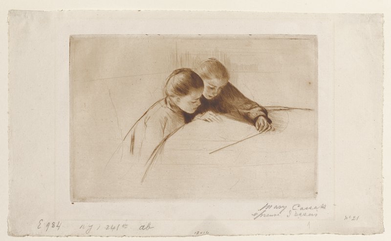 The Map by Mary Cassatt