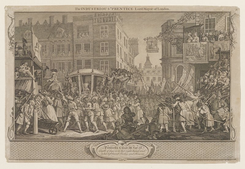 The Industrious Prentice, Lord Major of London, Уильям Хогарт, 1747