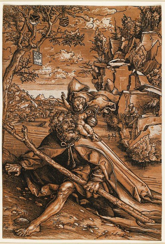 Saint Christopher, Lucas Cranach the Elder, c. 1509