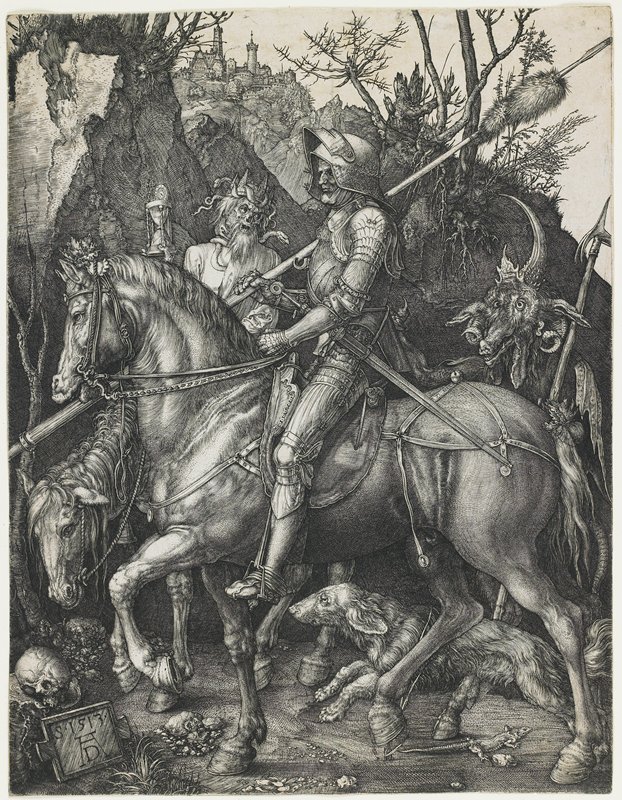 Knight, Death, and the Devil, Albrecht Dürer, 1513