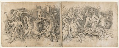 Dokumentasi “Battle of the Sea Gods (right half)”. Minneapolis Institute of Art.