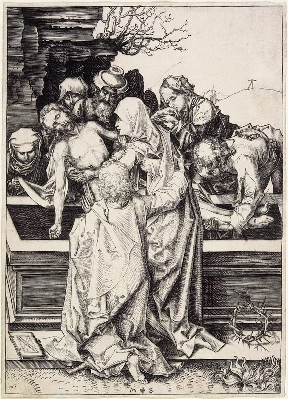 The Entombment, Martin Schongauer, c. 1480