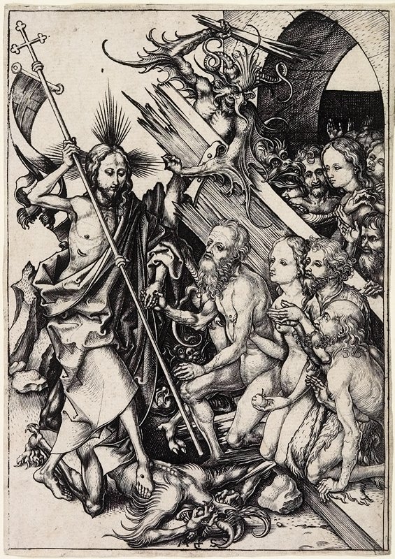 Christ in Limbo, Martin Schongauer, c. 1480