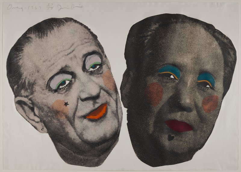 Drag: Johnson and Mao, Jim Dine, 1967