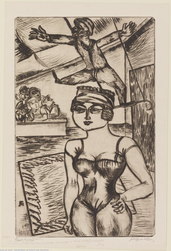 The Acrobat by Conrad Felixmüller