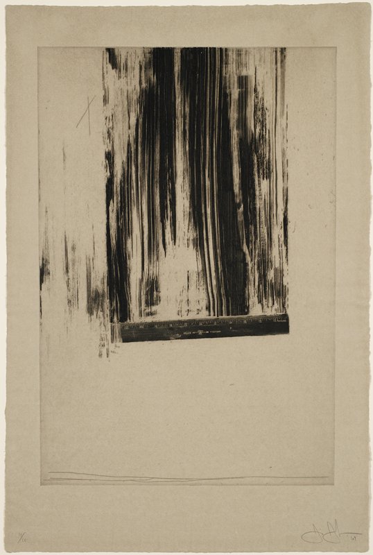Untitled (Ruler) I, Jasper Johns, 1969