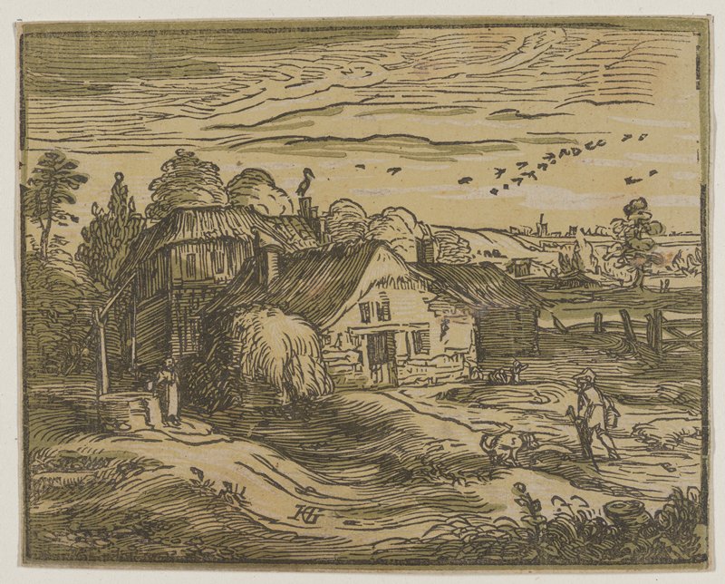 Landscape with Peasant Dwelling, Hendrick Goltzius, c. 1597–1600