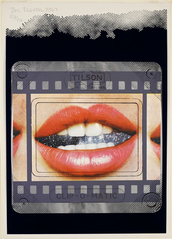 Transparency, Clip-o-matic Lips, Joe Tilson, 1967