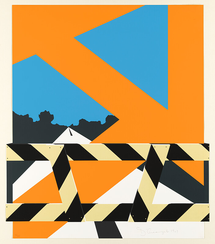 Bridge Barrier by Allan D'Arcangelo