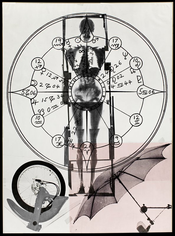 Autobiography (Broadside), Robert Rauschenberg, 1968