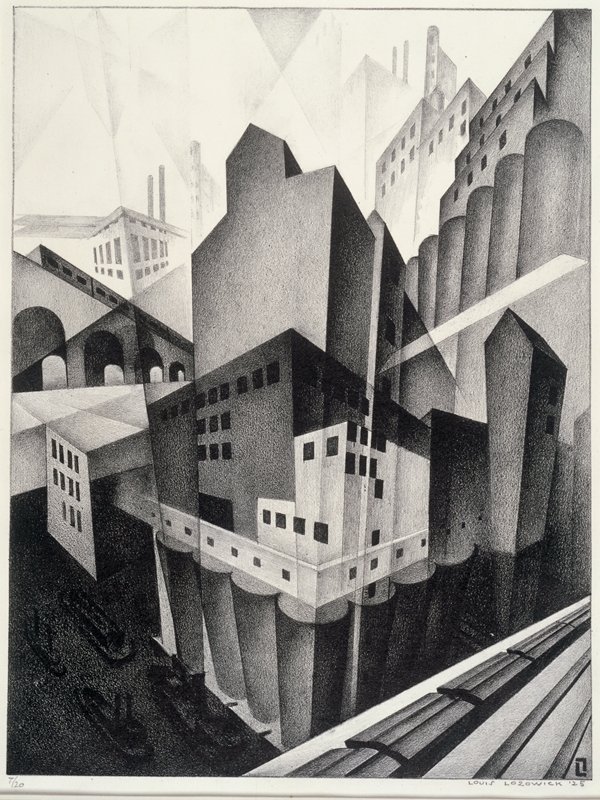Minneapolis, Louis Lozowick, 1925