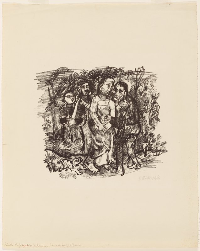 Gethsemane, Oskar Kokoschka, 1916