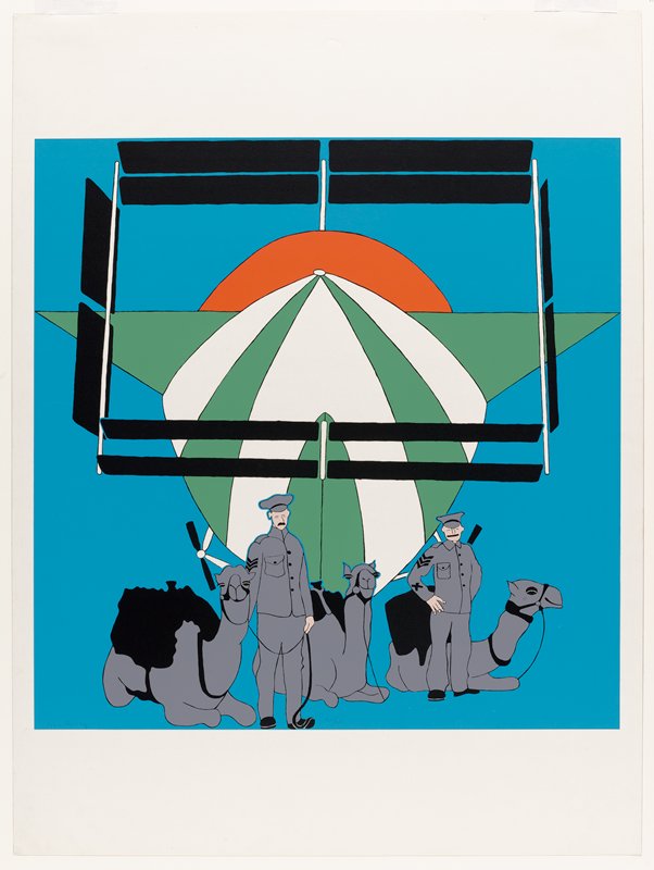 Anglo-Egyptian Camel Corps and French Dirigible, John Wesley, 1970