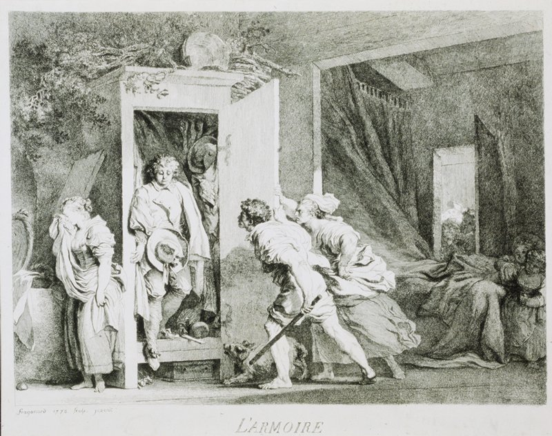 The Cupboard, Jean-Honoré Fragonard, 1778