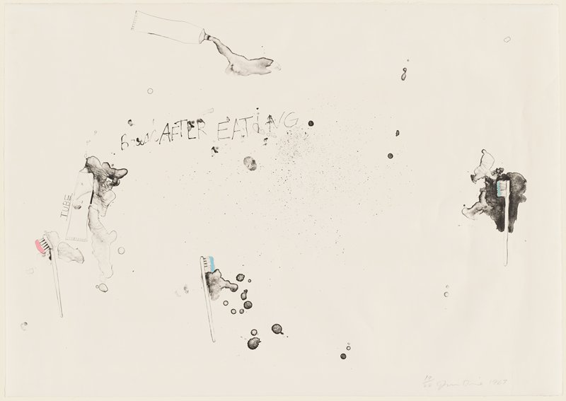 Brush After Eating, Jim Dine, 1963
