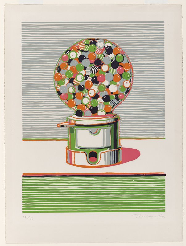 Gumball Machine, Wayne Thiebaud, 1970