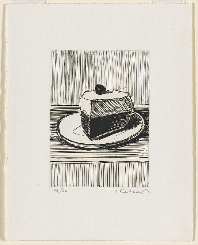 Pie Slice, Wayne Thiebaud, 1962