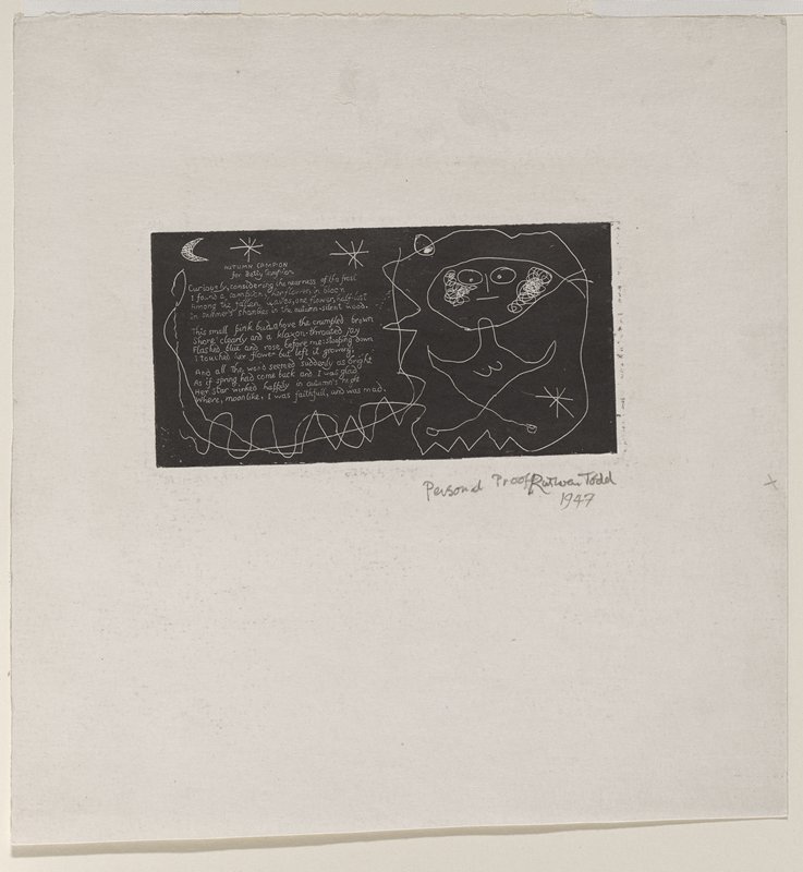 Autumn Campion for Betty Campion by Joan Miró