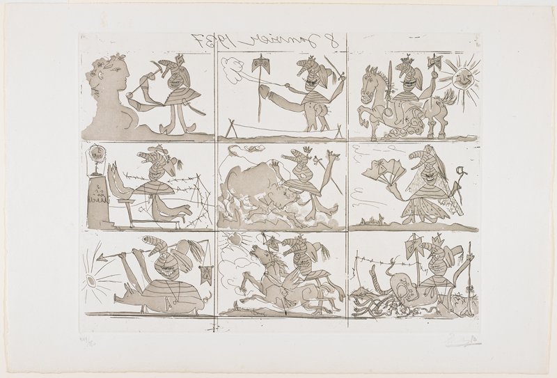 Dream and Lie of Franco, Plate 1, Пабло Пикассо, 8 января 1937