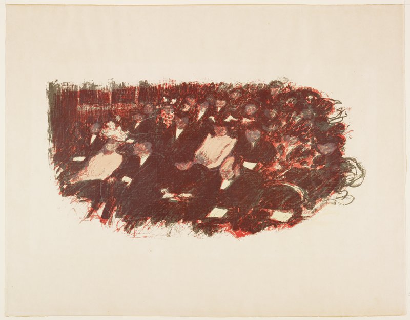 Au Theatre, Pierre Bonnard, c. 1897–98 (published 1899)