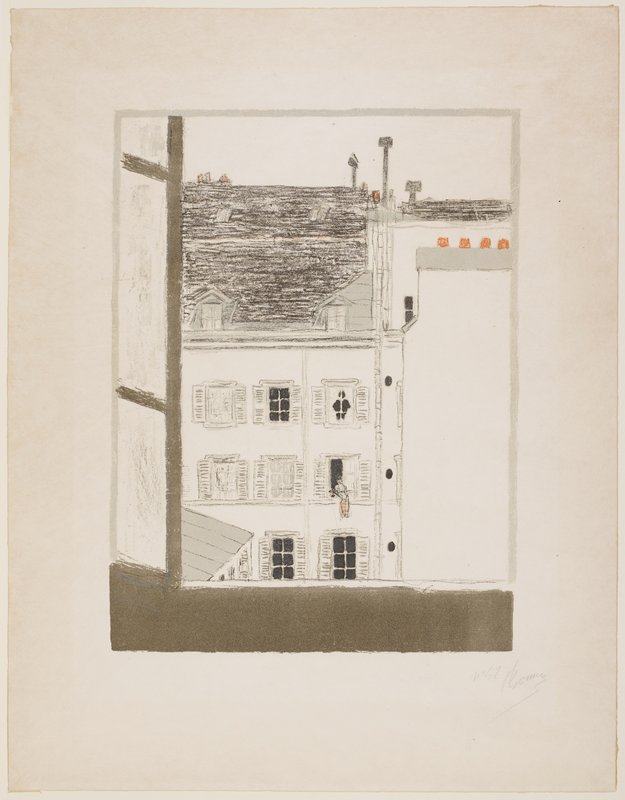 Maison dans la Cour, Pierre Bonnard, 1899