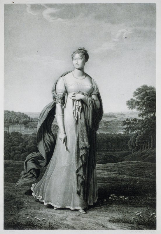 Marie-Louise a Park Saint-Cloud, Jean Godefroy, 1810