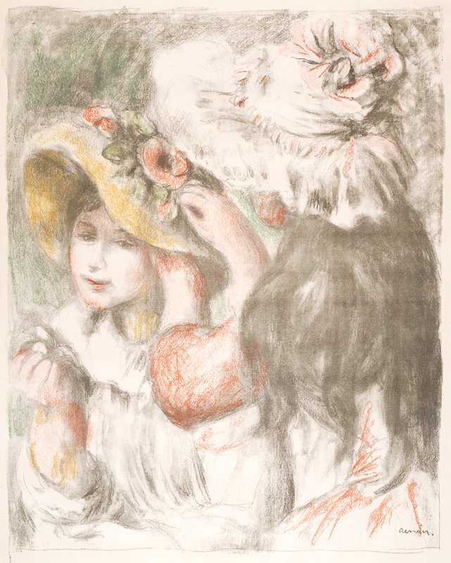 The Hat Pin, Pierre Auguste Renoir, 1898