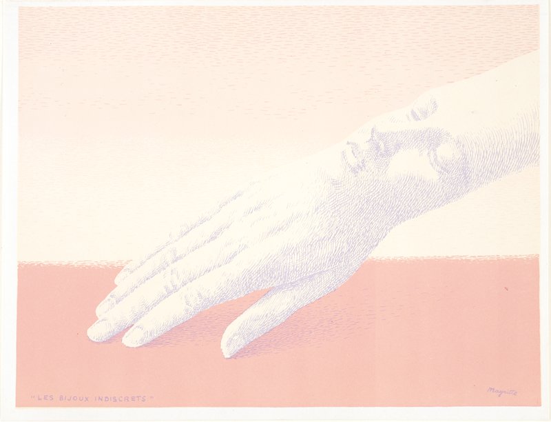 The Indiscreet Jewels, René Magritte, 1963