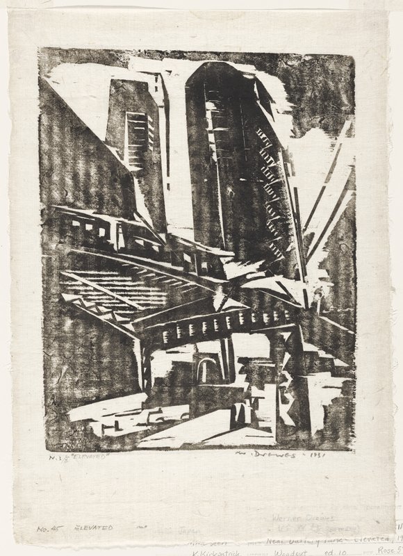 Near the Battery, Werner Drewes, 1931