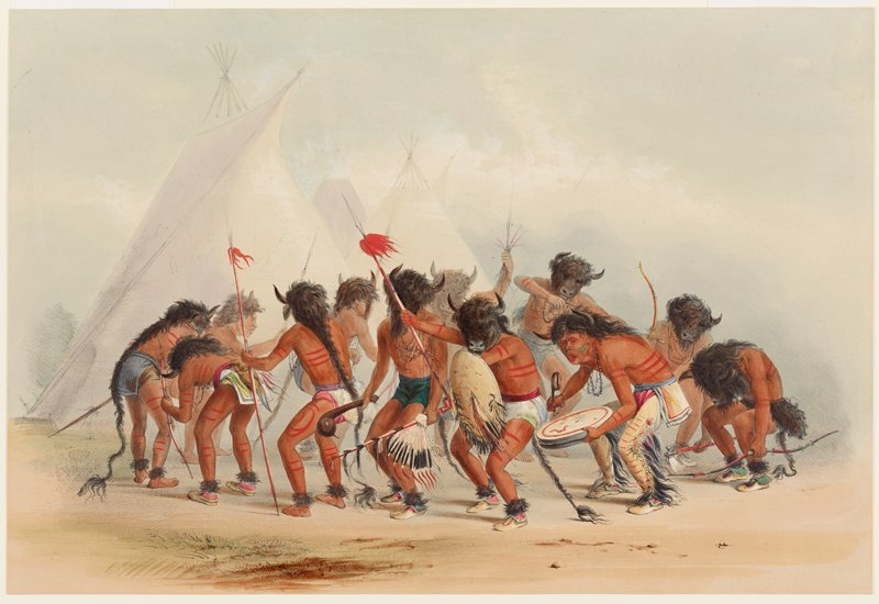 Buffalo Dance, George Catlin, 1844