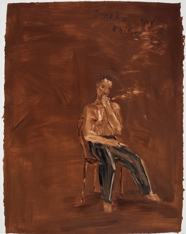 Smoke and Knife, Nicolas Africano, 1987