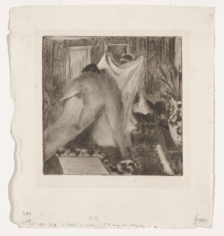 Leaving the Bath, Edgar Degas, 1879–80