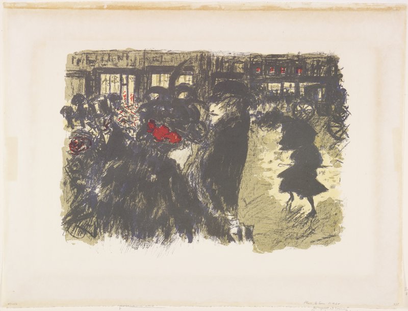Place le soir, Pierre Bonnard, c. 1897–98 (published 1899)