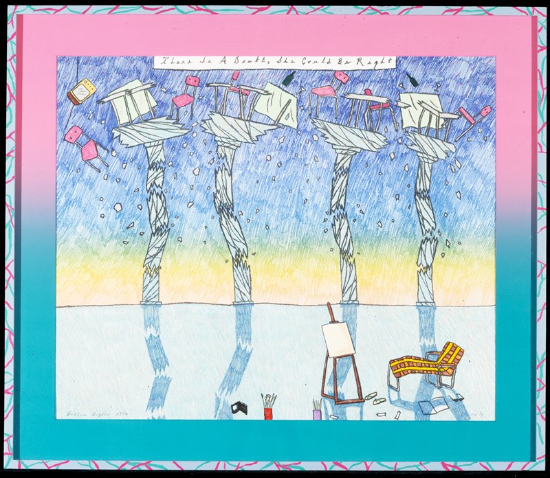 There Is a Doubt, She Could Be Right, Hollis Sigler, 1982