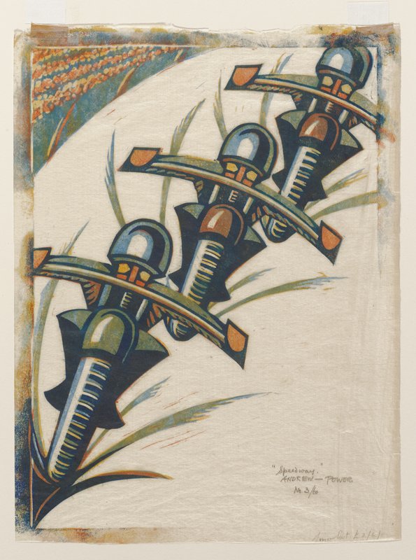 Speedway, Sybil Andrews, 1934