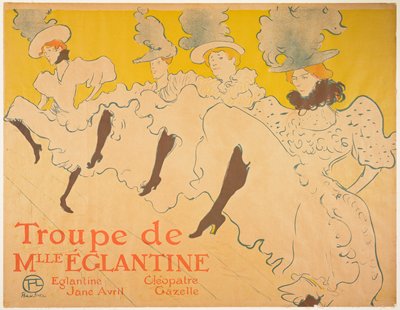 Dokumentasi “Mademoiselle Eglantine’s Troupe”; Color lithograph. Minneapolis Institute of Art.