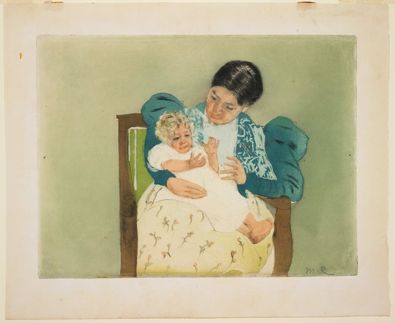 The Barefooted Child, Mary Cassatt, c. 1896–1897