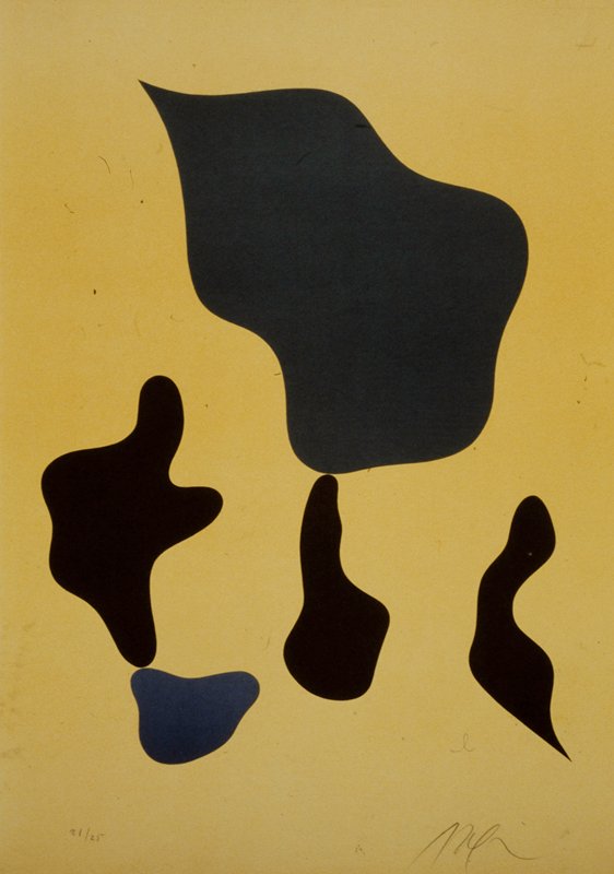 Composition with Five Forms, Jean Arp, 1964