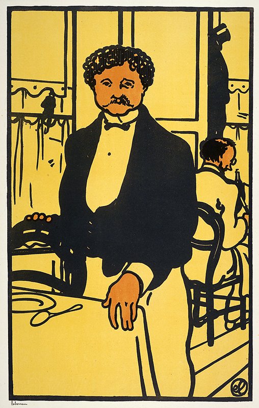 Ernest, garçon de restaurant, Jean-Émile Laboureur, 1902–11