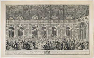 Dokumentasi “Decoration for a Masked Ball Given by the King”; Etching and engraving. Minneapolis Institute of Art.