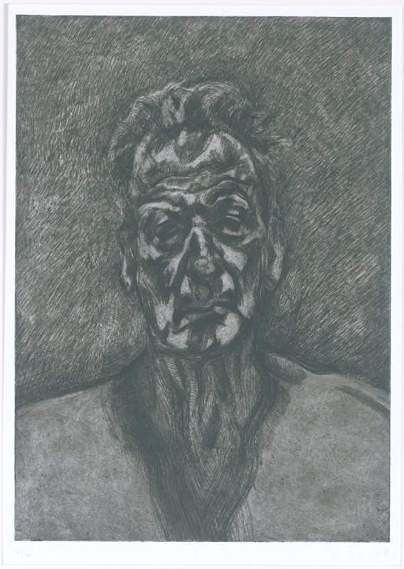 Self-Portrait: Reflection, Lucian Freud, 1996