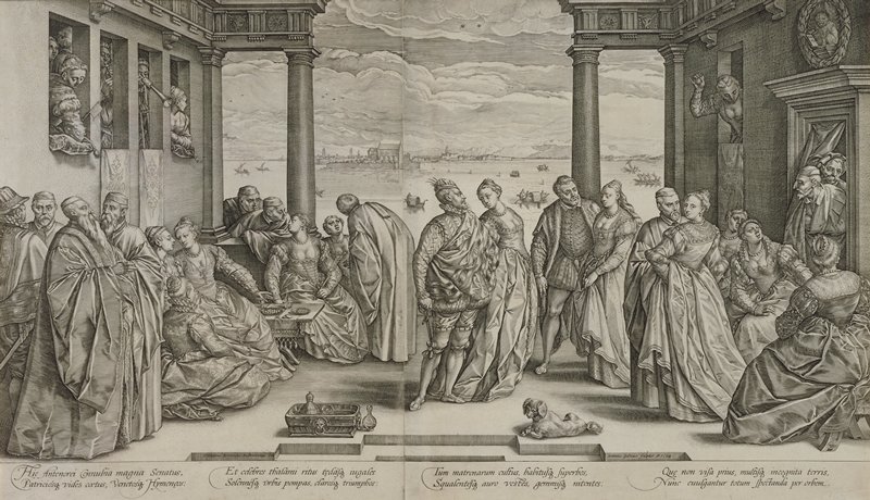 The Venetian Wedding, Hendrick Goltzius, 1584