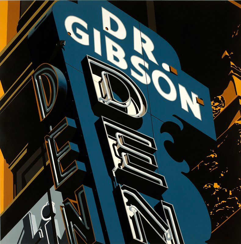 Dr. Gibson, Robert Cottingham, 1974