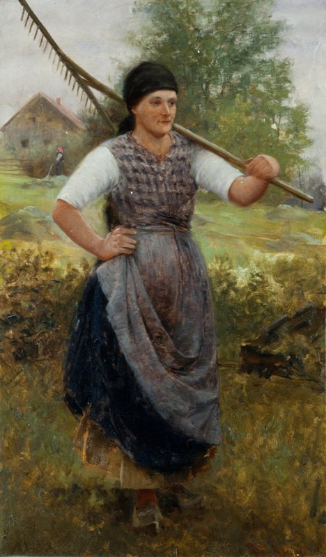 The Bohemian Peasant Girl, Robert Koehler, 19th century