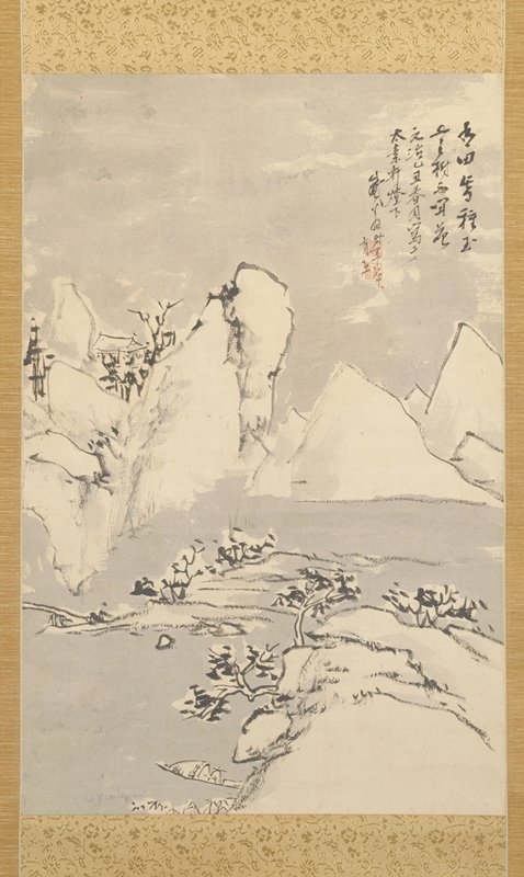 Snowscape, Hidaka Tetsuō, 1865