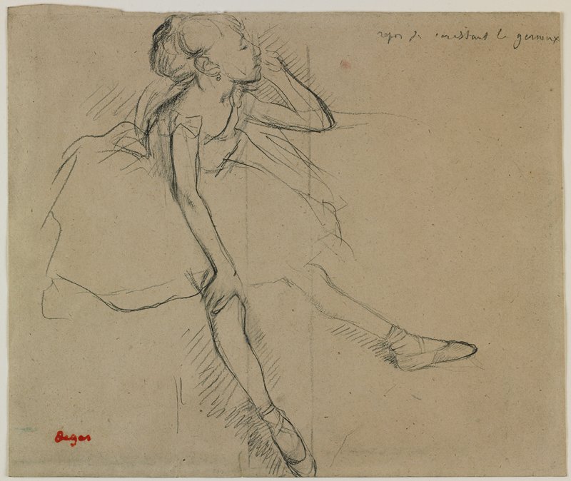 Ballet Dancer in Repose, Edgar Degas, c. 1880–82