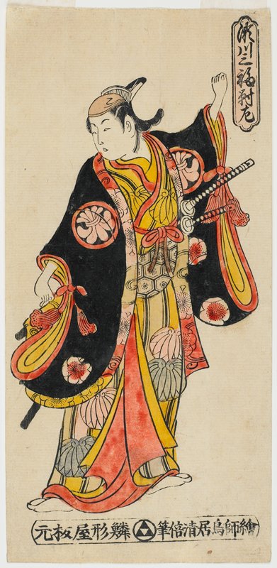 Three Notable Scenes of Segawa [Kikunojō I], Left, Torii Kiyomasu ll, 1741