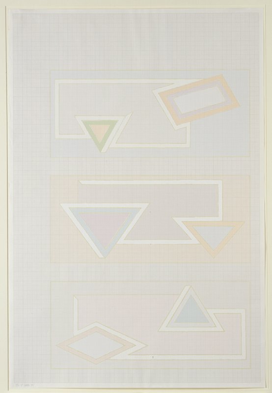 Pastel Stack, Frank Stella, 1970