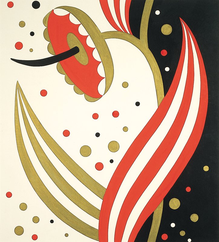 Untitled (Floral Design), Winold Reiss, 20th century
