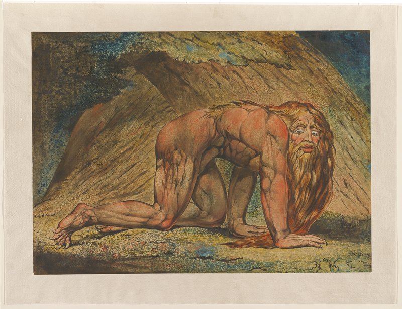 Nebuchadnezzar, William Blake, 1795